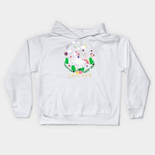 Cute Magical Unicorn tshirt lovers sweetshirt gift funny rainbow Kids Hoodie